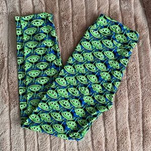 Disney Lularoe Toy Story Alien Leggings